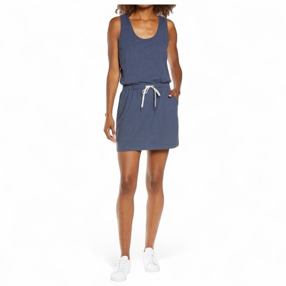 Zella Dresses & Skirts - ZELLA Gwen Ponte Knit Tank Dress - Navy Nightfall XXL